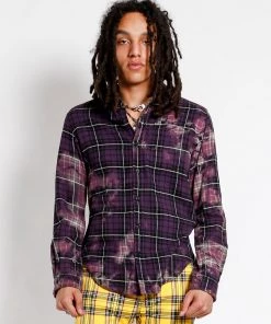 Trippnyc.com Men TRASH & VAUDEVILLE DYED FLANNEL