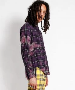 Trippnyc.com Men TRASH & VAUDEVILLE DYED FLANNEL