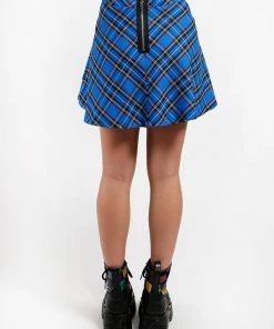 Trippnyc.com PLAID CIRCLE SKIRT Women