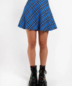 Trippnyc.com PLAID CIRCLE SKIRT Women