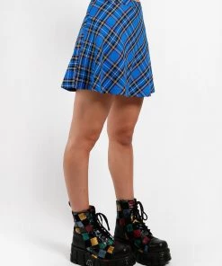 Trippnyc.com PLAID CIRCLE SKIRT Women