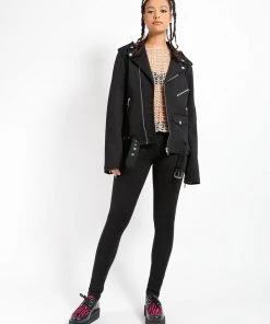 Trippnyc.com TRASH & VAUDEVILLE BIKER MOTO JACKET Women