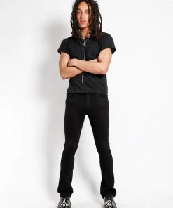 Trippnyc.com TRASH & VAUDEVILLE BLACK BOOTCUT JEAN Men