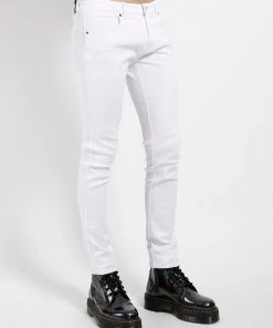 Trippnyc.com Men TRASH & VAUDEVILLE WHITE SKINNY JEAN