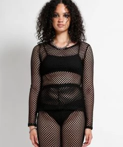 Trippnyc.com Women MARY Q MESH TOP