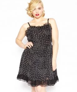 Trippnyc.com PLUS SIZE SPRINKLE SKULL DRESS