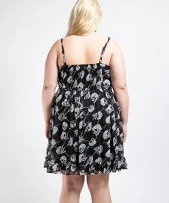 Trippnyc.com Women CURVE RUFFLE DRESS