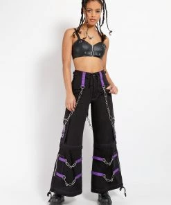 Trippnyc.com BUCKLE CROP HALTER Women