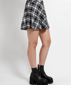 Trippnyc.com Women PLAID CIRCLE SKIRT
