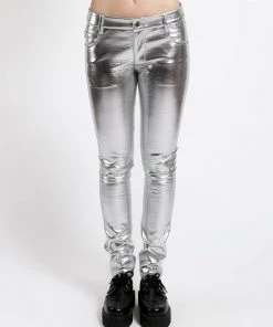 Trippnyc.com METALLIC SKINNY
