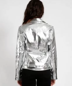 Trippnyc.com Women METALLIC MOTO
