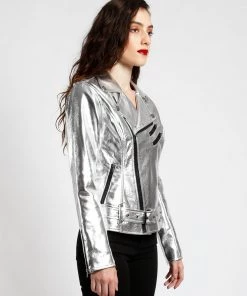 Trippnyc.com Women METALLIC MOTO