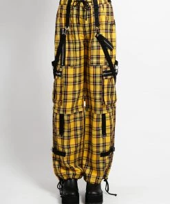 Trippnyc.com Women CLASH PANT YELLOW